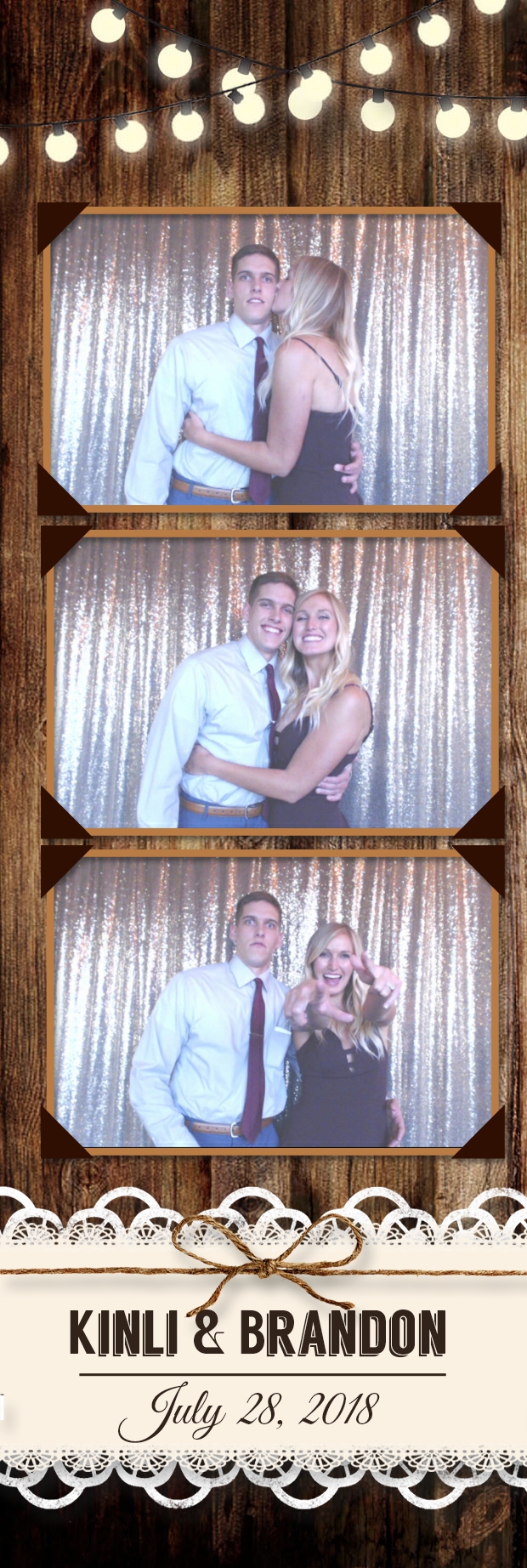 Kinli and Brandon's Wedding | View more photos from the event at gallery.photoboothbillings.com/u/PhotoBoothBillings/Kinli-and-Brandons-Wedding
